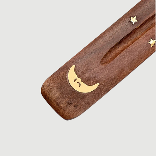 Räucherstäbchenhalter aus Holz "Mond"