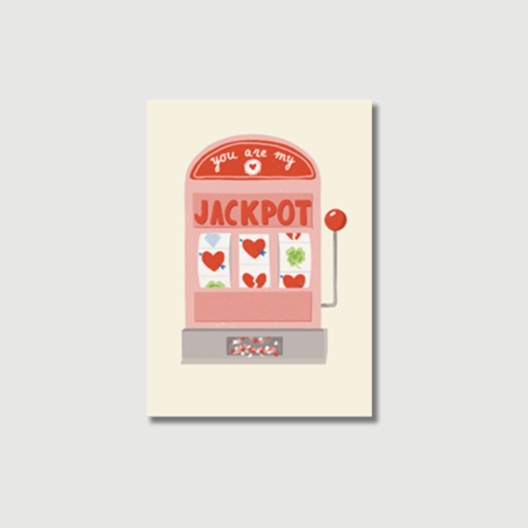 Postkarte "You are my jackpot"