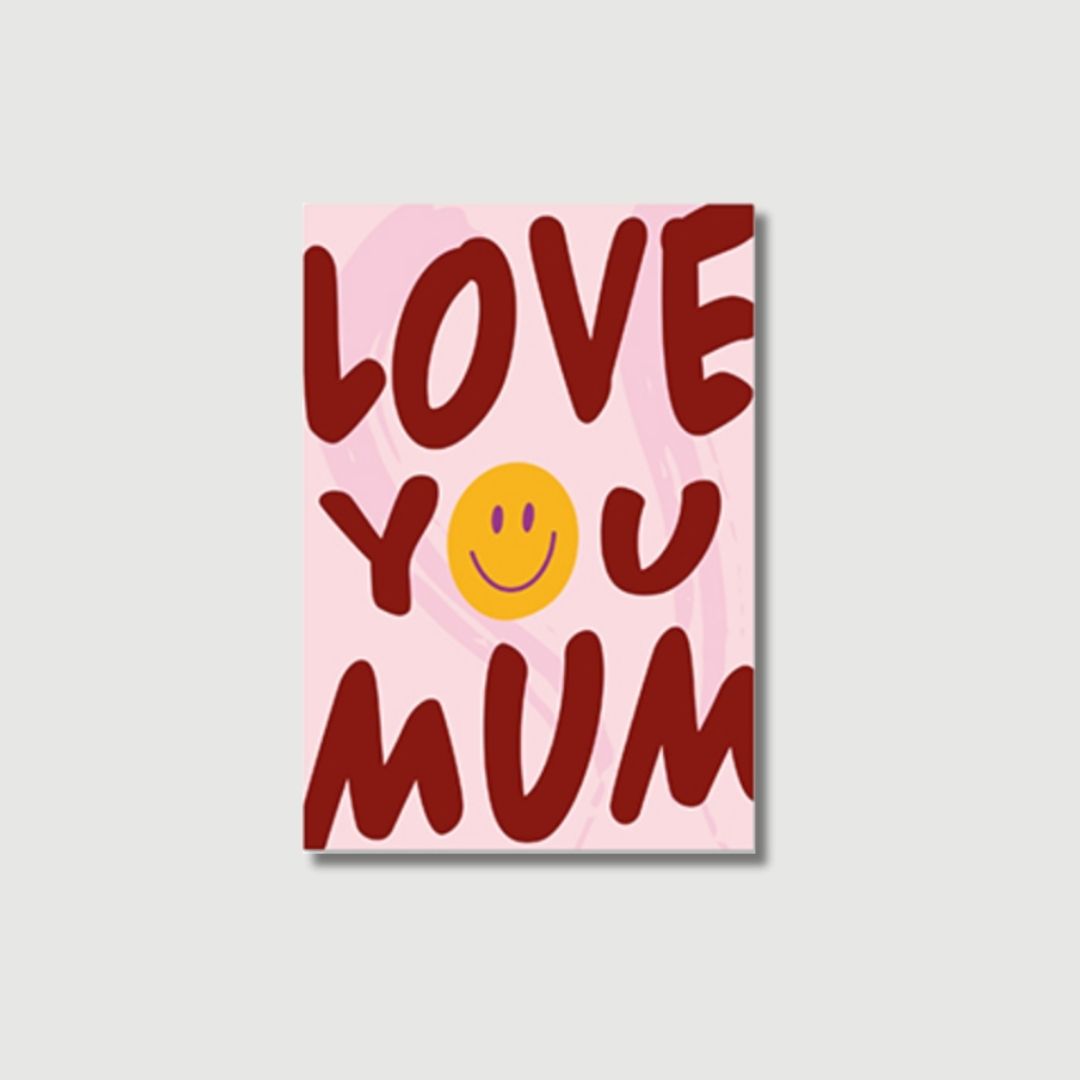 Postkarte "Love You Mum"