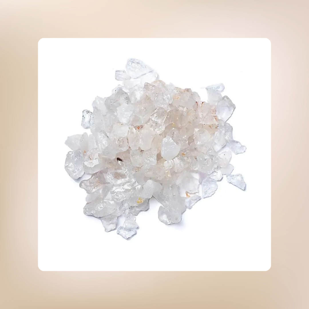 Auflade-Beutel mit Bergkristall — verstärkt Energien