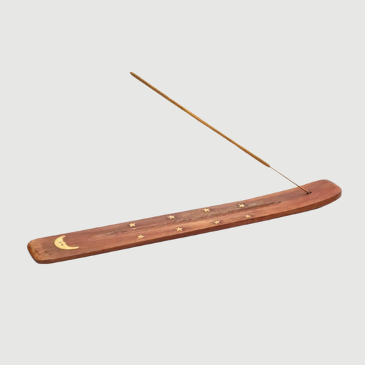 Räucherstäbchenhalter aus Holz "Mond"