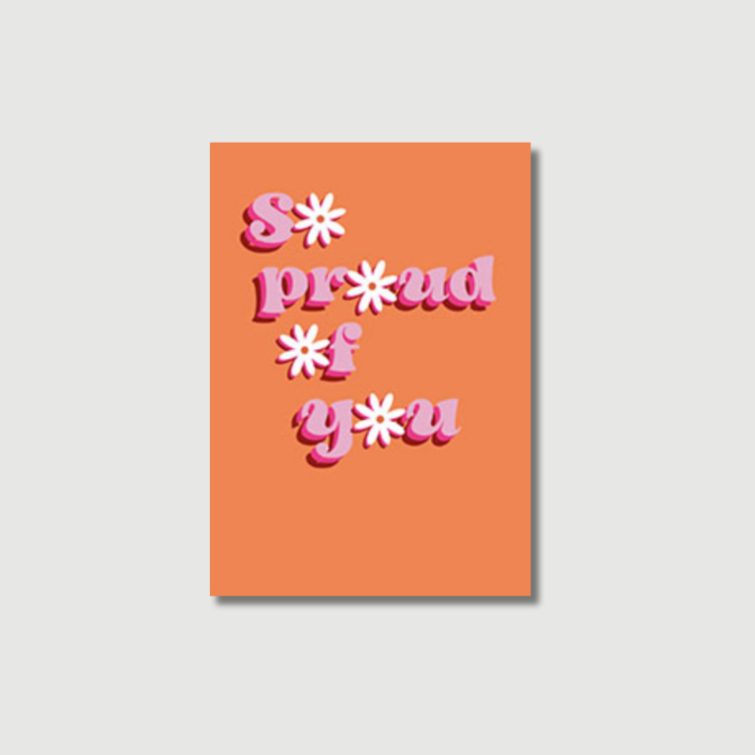 Postkarte "SO PROUD OF YOU"