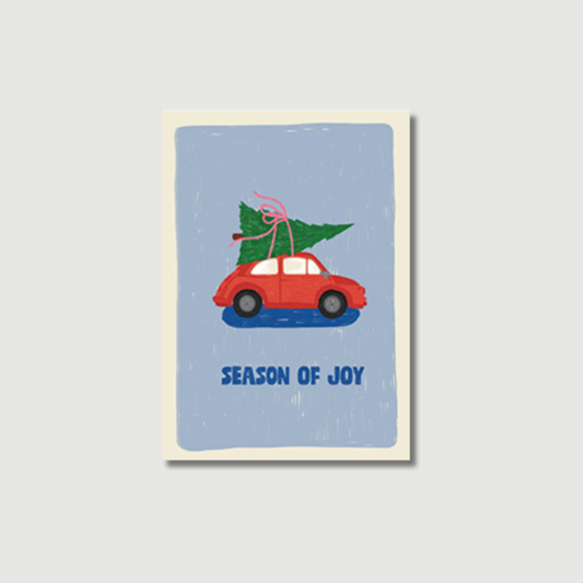 Poskarte Weihnachten "Season of joy"