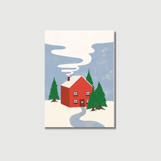 Postkarte Weihnachten "Winterlandschaft"