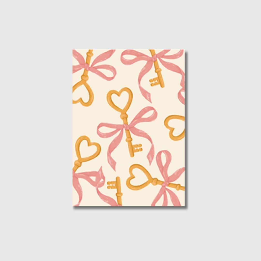 Postkarte "Schlüssel der Liebe"