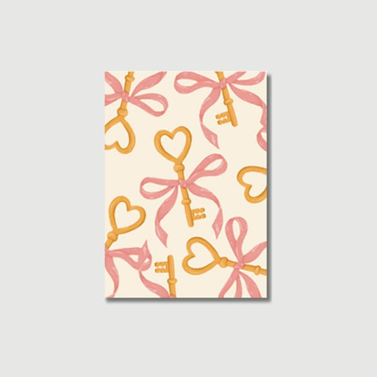 Postkarte "Schlüssel der Liebe"