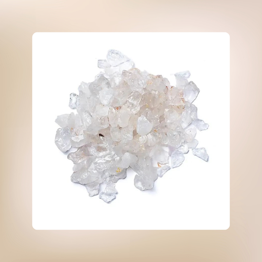 Auflade-Beutel mit Bergkristall — verstärkt Energien